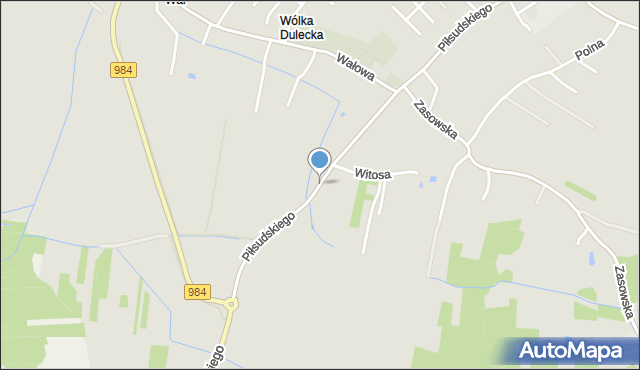 Radomyśl Wielki, Piłsudskiego Józefa, marsz., mapa Radomyśl Wielki