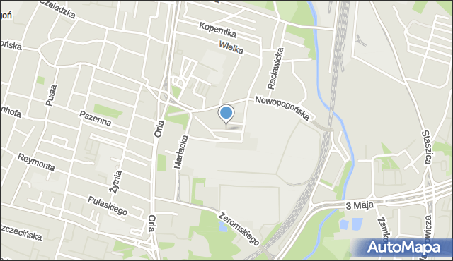 Sosnowiec, Piaskowa, mapa Sosnowca