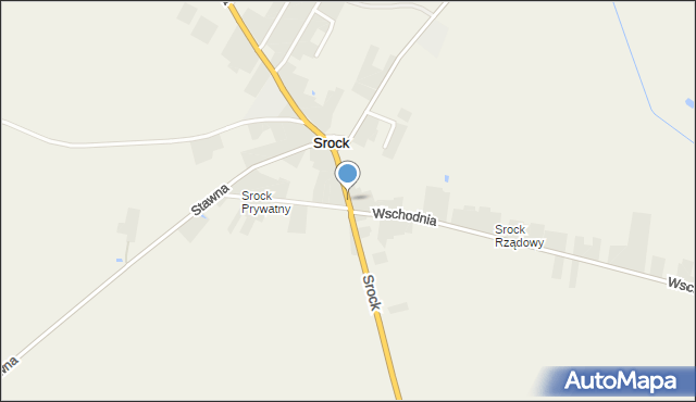 Srock, Piotrkowska, mapa Srock