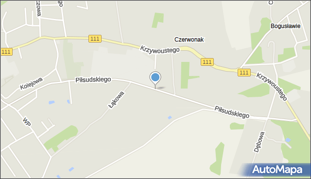 Stepnica, Piłsudskiego Józefa, marsz., mapa Stepnica