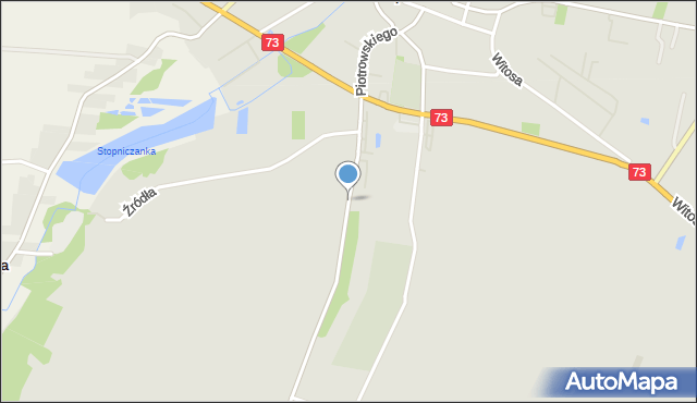 Stopnica, Piotrowskiego, dr., mapa Stopnica