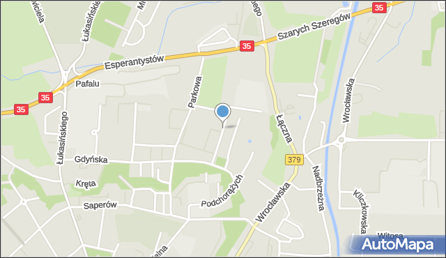 Świdnica, Pileckiego Witolda, rtm., mapa Świdnicy