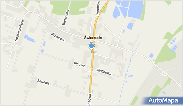 Świerkocin gmina Grudziądz, Pigwowa, mapa Świerkocin gmina Grudziądz