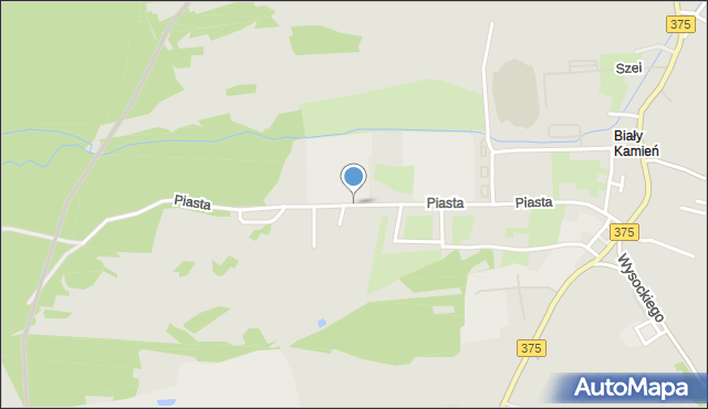 Wałbrzych, Piasta, mapa Wałbrzycha