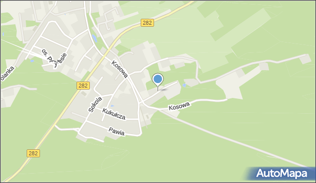 Wilkanowo gmina Świdnica, Piaskowa, mapa Wilkanowo gmina Świdnica