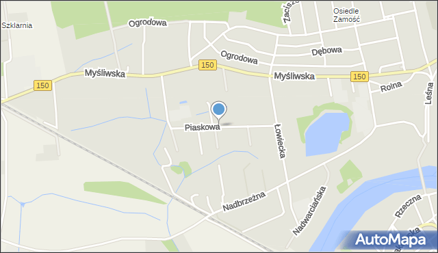 Wronki powiat szamotulski, Piaskowa, mapa Wronki powiat szamotulski