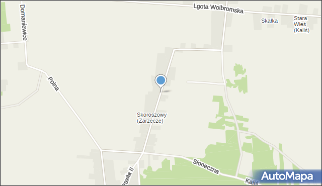 Zarzecze gmina Wolbrom, Piastowska, mapa Zarzecze gmina Wolbrom