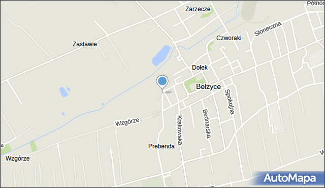 Bełżyce, Plac Kościelny, mapa Bełżyce