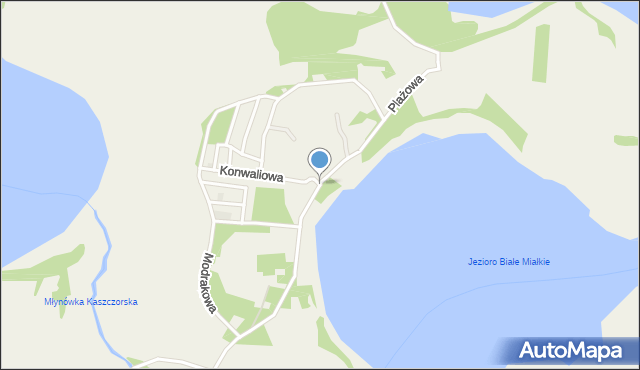 Brenno, Plażowa, mapa Brenno