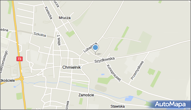 Chmielnik powiat kielecki, Plac Targowy, mapa Chmielnik powiat kielecki