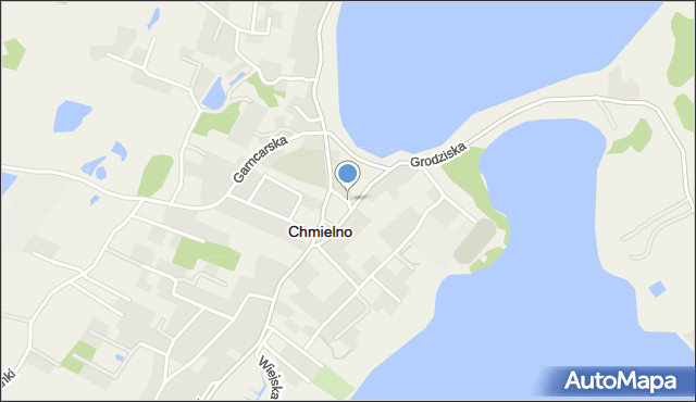 Chmielno powiat kartuski, Plac Troyana, mapa Chmielno powiat kartuski