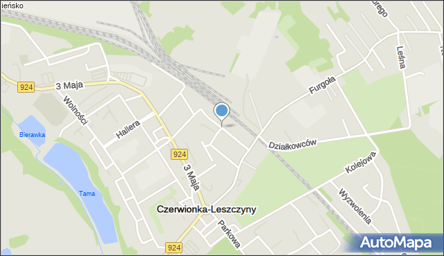 Czerwionka-Leszczyny, Plebiscytowa, mapa Czerwionka-Leszczyny