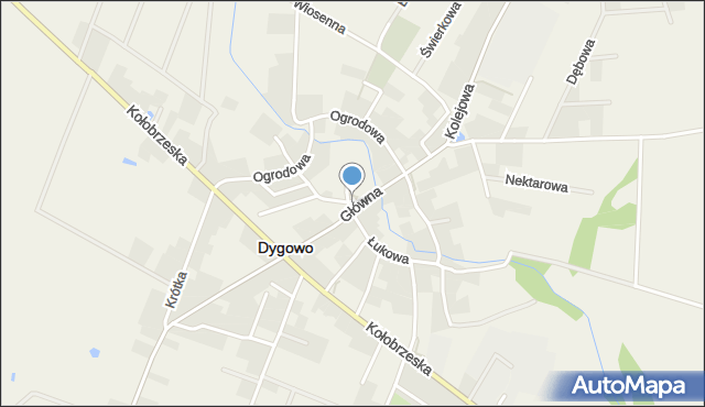 Dygowo, Plac Wolności, mapa Dygowo