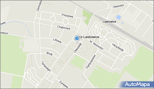 Jelcz-Laskowice, Plac Jana Pawła II, mapa Jelcz-Laskowice