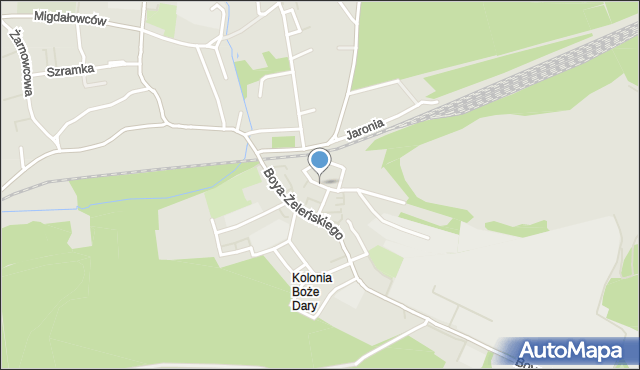 Katowice, Plac Filaka, mapa Katowic