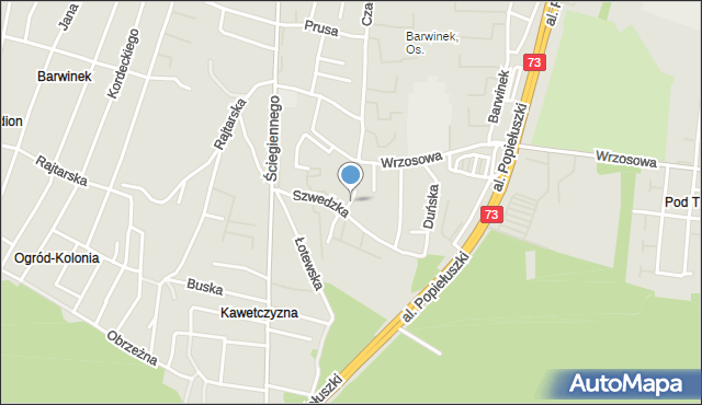Kielce, Plac św. Stanisława Biskupa, mapa Kielc