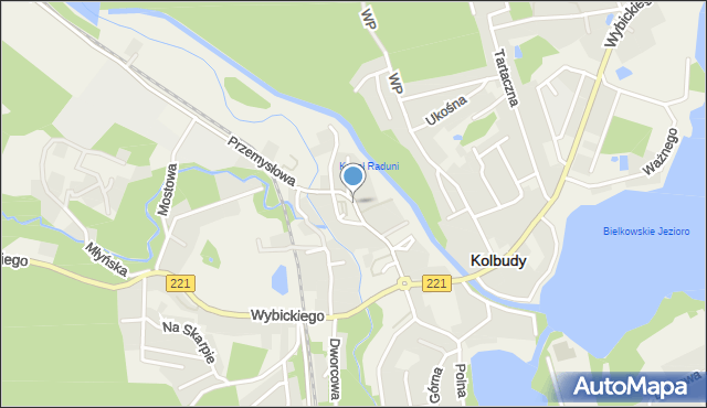 Kolbudy, Plac Kaszubski, mapa Kolbudy