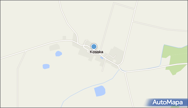 Kosiska gmina Wądroże Wielkie, Plac Jana Pawła II, mapa Kosiska gmina Wądroże Wielkie