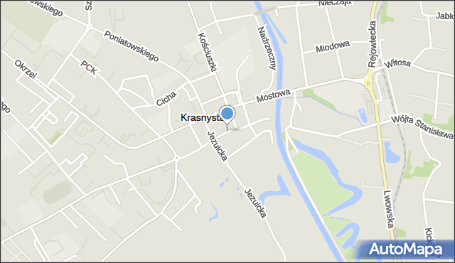 Krasnystaw, Plac 3 Maja, mapa Krasnystaw