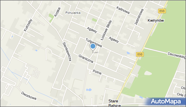 Kwirynów gmina Stare Babice, Plac Kwirynowski, mapa Kwirynów gmina Stare Babice