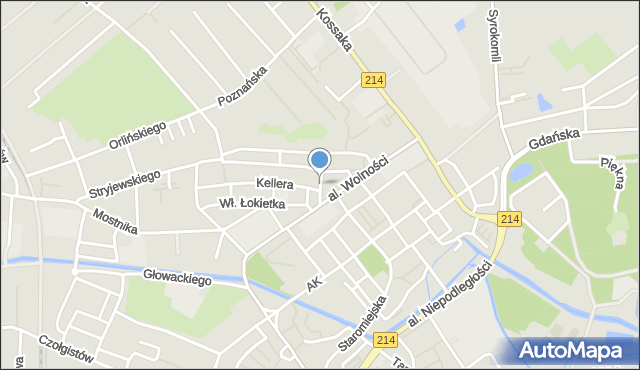 Lębork, Plac Kopernika Mikołaja, mapa Lębork