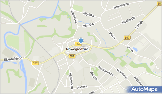 Nowogrodziec, Plac Wróblewskiego Rajmunda, mapa Nowogrodziec