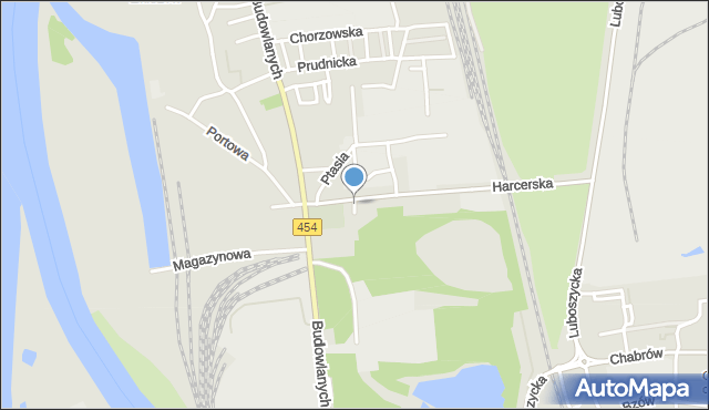 Opole, Plac Szafranka Józefa, ks., mapa Opola