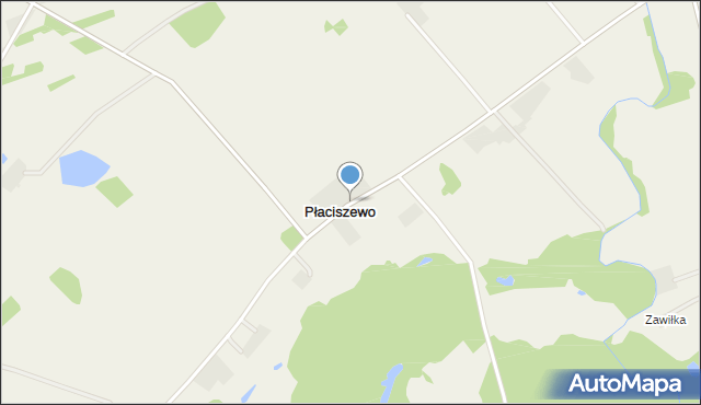 Płaciszewo, Płaciszewo, mapa Płaciszewo