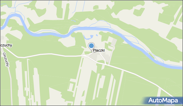 Płaczki gmina Nowa Brzeźnica, Płaczki, mapa Płaczki gmina Nowa Brzeźnica