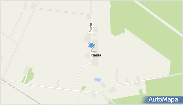 Planta gmina Wohyń, Planta, mapa Planta gmina Wohyń
