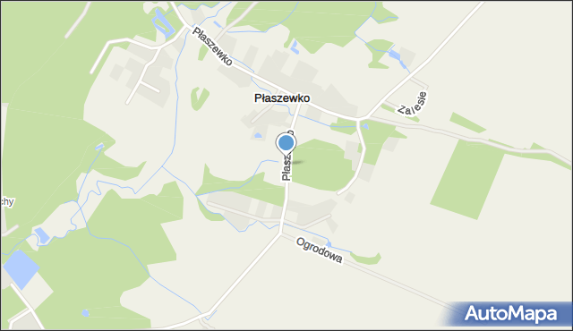 Płaszewko, Płaszewko, mapa Płaszewko