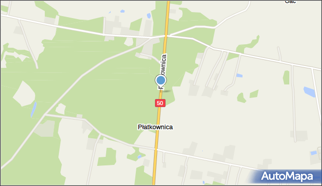 Płatkownica, Płatkownica, mapa Płatkownica