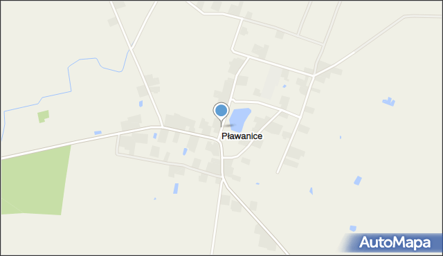 Pławanice, Pławanice, mapa Pławanice