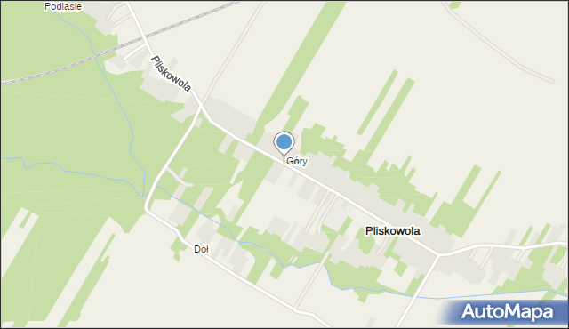 Pliskowola, Pliskowola, mapa Pliskowola