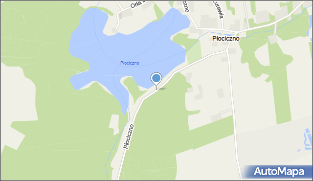 Płociczno gmina Ełk, Płociczno, mapa Płociczno gmina Ełk