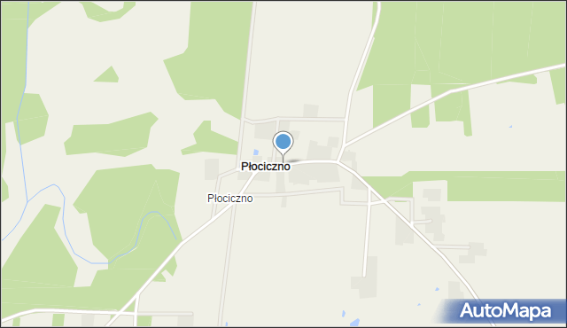 Płociczno gmina Lubowidz, Płociczno, mapa Płociczno gmina Lubowidz