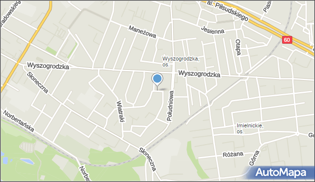 Płock, Plac Zielony, mapa Płock