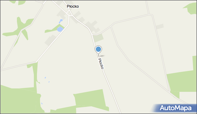 Płocko, Płocko, mapa Płocko