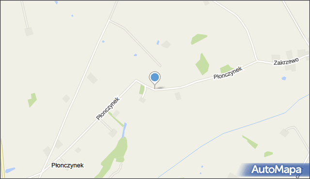 Płonczynek, Płonczynek, mapa Płonczynek