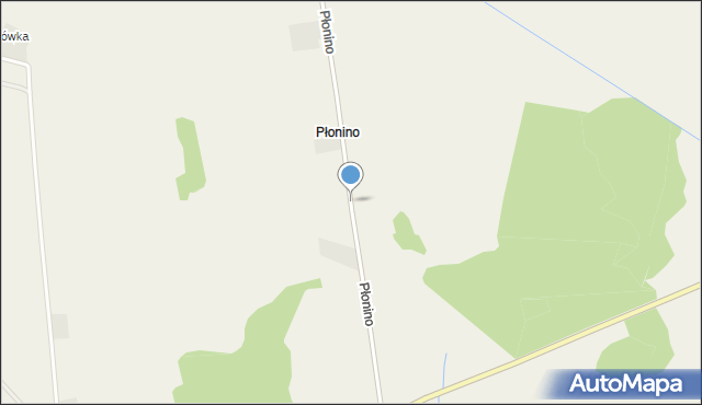 Płonino, Płonino, mapa Płonino