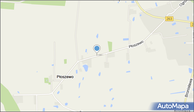 Płoszewo, Płoszewo, mapa Płoszewo