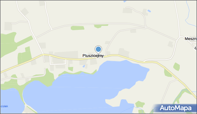 Pluszkiejmy, Pluszkiejmy, mapa Pluszkiejmy