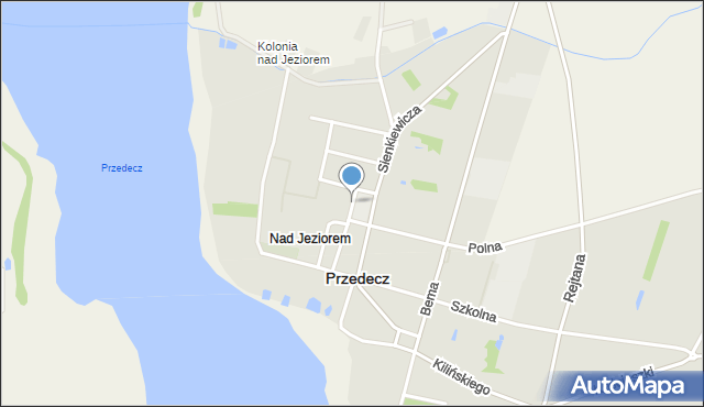 Przedecz, Plac św. Wawrzyńca, mapa Przedecz