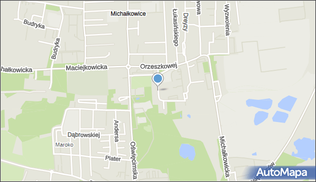 Siemianowice Śląskie, Plac Bohaterów Września, mapa Siemianowice Śląskie