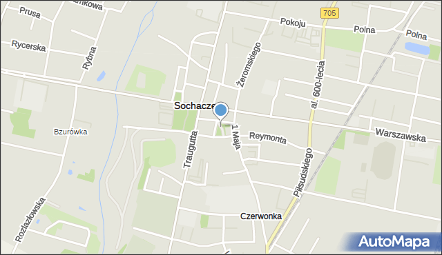Sochaczew, Plac Obrońców Sochaczewa, mapa Sochaczew