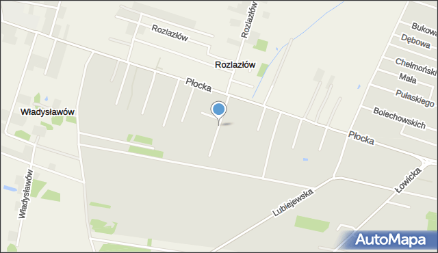 Sochaczew, Planowa, mapa Sochaczew
