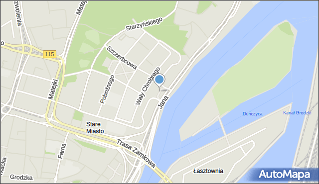 Szczecin, Plac Obrońców Westerplatte, mapa Szczecina