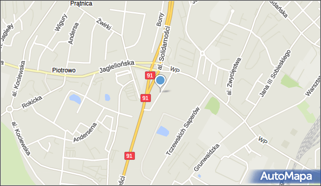 Tczew, Plac Patriotów, mapa Tczew