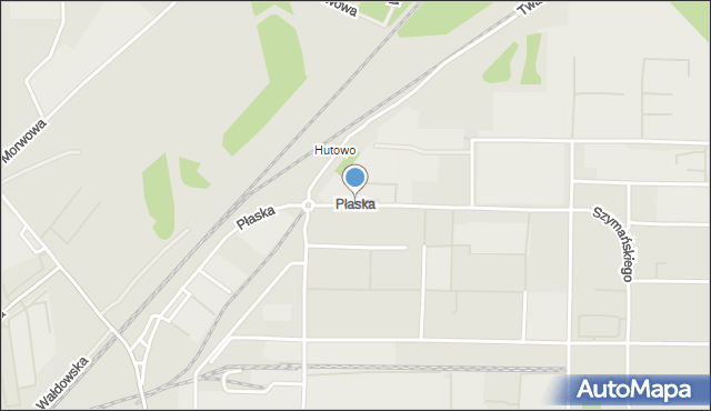 Toruń, Płaska, mapa Torunia