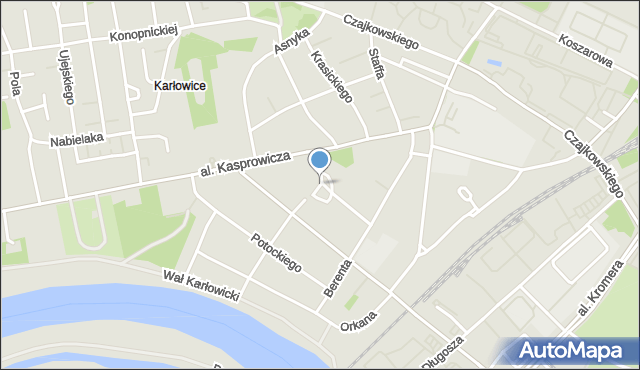 Wrocław, Plac Piłsudskiego Józefa, marsz., mapa Wrocławia